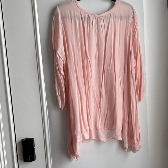 Umgee Light Pink Tunic Top T1 - Picture 3 of 6